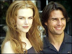 Tom Cruise and Nicole Kidman at the premiere of Eyes Wide Shut in 1999