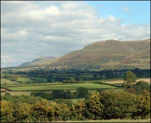 The Black Mountains on the Powys border with England (Eric Pugh)