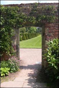 Doorway at Erddig Hall near Wrexham (sender not supplied)