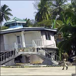 Indian army base on Car Nicobar island