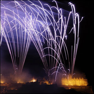 Fireworks at Edinburgh Castle