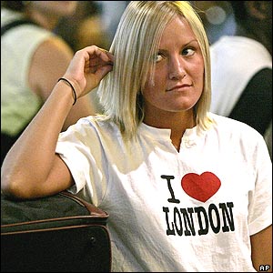 Passenger at Heathrow Airport