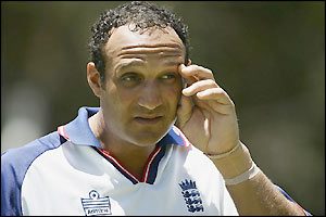 Mark Butcher is kept out of the side by a wrist injury