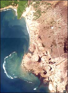 Indonesian province of Aceh (photo: Space Imaging)