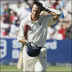Michael Vaughan returns to the pavilion