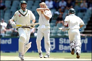 Matthew Hoggard's efforts go unrewarded as South Africa's total rises