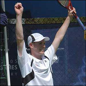 Tennis player Anthony Sinclair