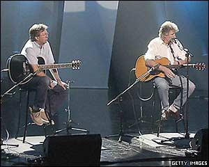Eric Clapton and Roger Waters