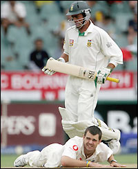 James Anderson finishes with figures of 2-117 off 28 overs