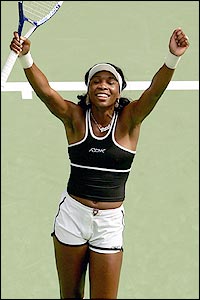 Venus Williams is triumphant