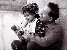 Yehuda with his daughter Hanna in 1968