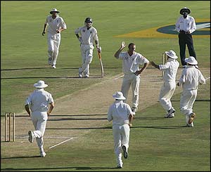 Flintoff removes Herschelle Gibbs