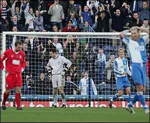 Blackburn go ahead against Colchester