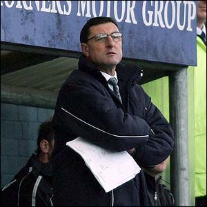 Oldham manager Brian Talbot