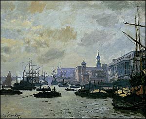 Monet Pool of London, at Tate Britain 