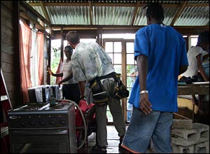 House of Glenis in Harford village, Grenada