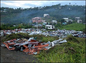 Field of scrap metal