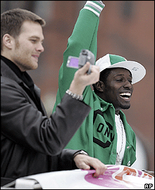 Tom Brady and Deion Branch