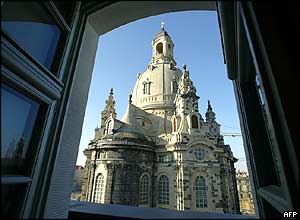 The Frauenkirche as it stands today, rebuilt