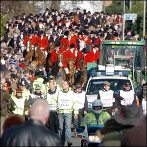 Hunt in Melton Mowbray