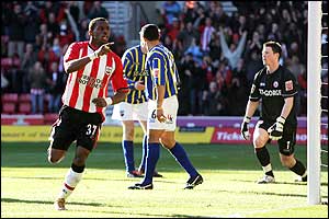 Henri Camara scores for Southampton