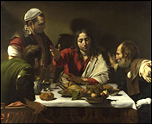 The Supper at Emmaus (1601), The National Gallery, London 