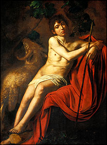 Saint John the Baptist, (around 1610), Museo Galleria Borghese, Rome