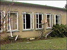 Rheindahlen barracks after explosion