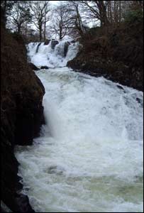 Michael Jenkins from Llanelli sent in this picture of Swallow Falls in north Wales
