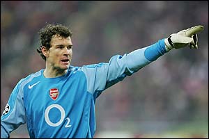 Arsenal keeper Jens Lehmann