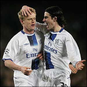 Duff is congratulated by Tiago