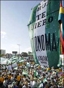 Demonstration in Santa Cruz