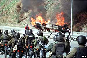 Riots in October 2003