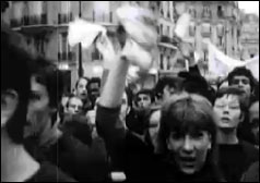 Demonstrators in Paris 