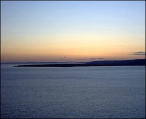 Helen Brown from Kansas City took this shot off a cliff in Ferryside