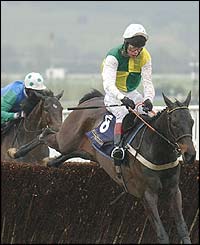 Trabolgan and jockey Mick Fitzgerald