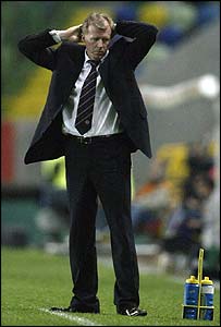 Steve McClaren watches on in frustration