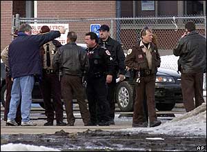 FBI agent co-ordinates the investigation at the school