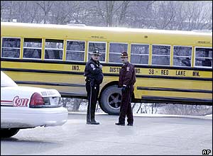 Local police turn away school bus
