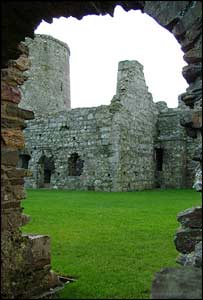 Inside the ruins of Kidwelly Castle near Llanelli, as captured by Jo-anna Thomas.