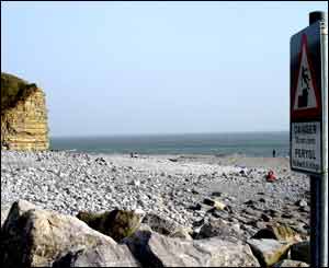 The last day of winter on the beach at Llantwit Major (John Parker, Cardiff)
