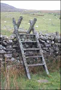An old stile near Bwlch y Rhiwgyr (Matthew Roberts from Rhosgadfan)