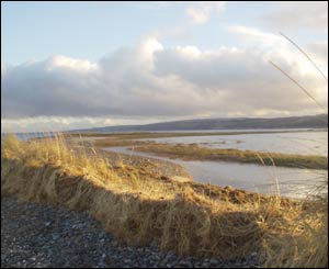 Geoff Parry sent in this picture of the RSPB Nature Reserve at Point of Air.
