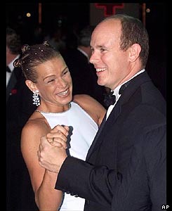 Princess Stephanie and Prince Albert