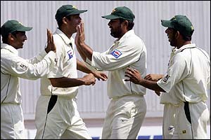 Danish Kaniera tales the wicket of Lakshmipathy Balaji 