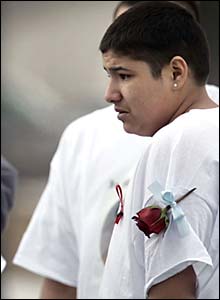 A pall bearer for Chase Lussier