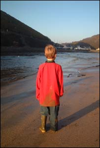 Cheryl Hughes sent in this shot of her son Leo taken in Solva harbour, Pembrokeshire