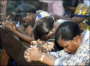 Ivorian Catholics in Abidjan 