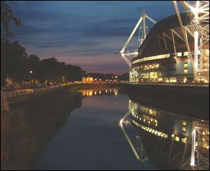 This image of the Millennium Stadium was captured by Peter Fowler