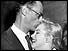 Arthur Miller with his wife, Marilyn Monroe